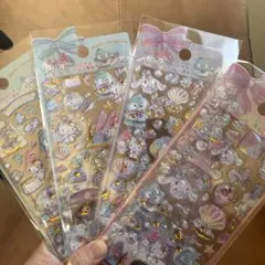 【正規品】Sanrio シナモロール シール 4枚セット　ハンギョドン　マイメロ