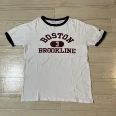 チャンピオン　リンガーTシャツ　BOSTON3