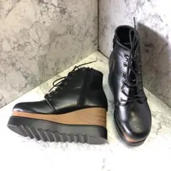 y2k grandfleur 厚底 サイドジップ ブーツ ブラック ウェッジ