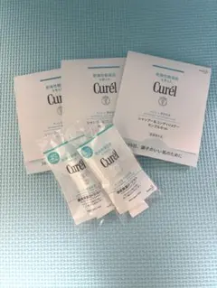 キュレル シャンプー＆コンディショナーサンプル ３個と頭皮保湿ローション2個