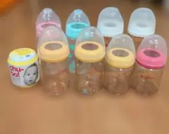 チューボ！ 1つ ＆　哺乳瓶 8本 まとめ売り　Pigeon 西松屋