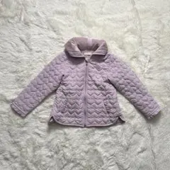 mezzo piano内ボアナイロンキルティングジャケットピンク140