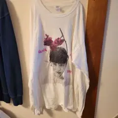 銀杏BOYZ バンドtシャツ 長袖カットソー ホワイト XLのサムネイル