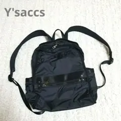 Y'saccs リュックサック　極美品　濃紺　匿名発送のサムネイル