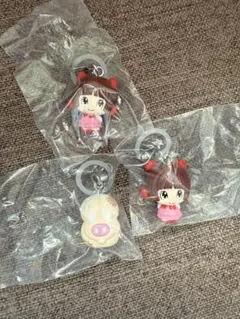 手塚治虫めじるしアクセサリー 3個セット ピノコ　ヒョウタンツギ　ガチャガチャ