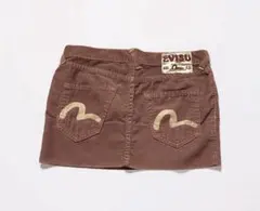 EVISU EU ED ミニスカート　archive y2k コーデュロイのサムネイル