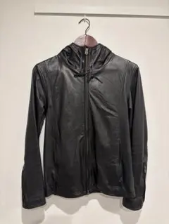 shama 本革レザー フード付きジャケット