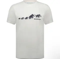 【新品】MAMMUT QD ロゴ プリント Tシャツ　ホワイト　日本サイズMのサムネイル