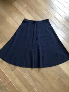 ネイビーニットスカート☆グローバルワーク　M