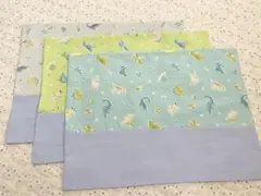 恐竜入園入学３点セットパステルマット(25×35)弁当袋コップ袋給食セット男の子