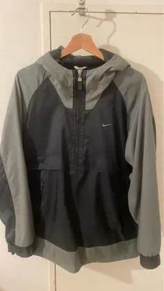 90s 00s NIKE ナイキ アノラックパーカー XL 黒 グレー