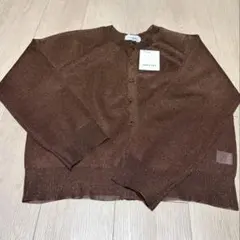 MACHATT シアーカノコカーディガン ブラウンのサムネイル