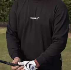 Cph/Golf™サーマル モックネック ロングスリーブT【チャコール】【L