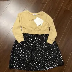 新品　ワンピース　ダルメシアン　90サイズ