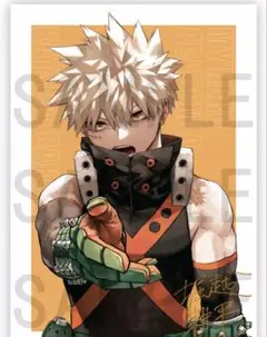 少年ジャンプ 僕のヒーローアカデミア 爆豪勝己 リッチポスター B2