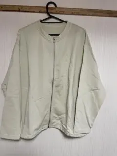 ライトグリーン カーディガン M~L