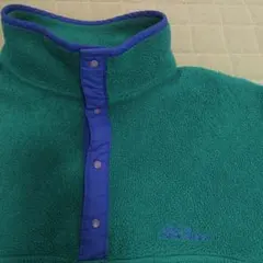 専用！ 90s 筆記体ロゴ L.L.Bean スナップT プルオーバー グリーン