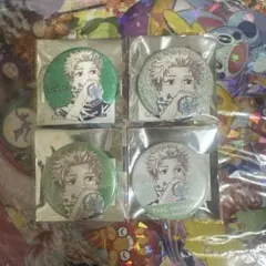 呪術廻戦0 ani-art グリッター缶バッジ　マット缶バッジ　4個　狗巻棘