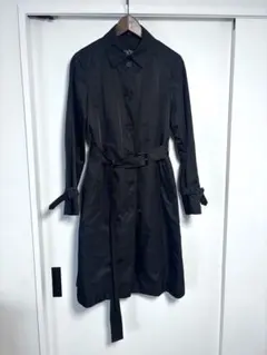 DAKS LONDONナイロン トレンチコート 黒 ブラック