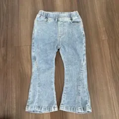 デニム風フレアパンツ 2-3Y