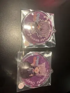 ホロライブROUND1コラボ猫又おかゆアクリルキーホルダー