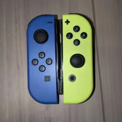 Nintendo Switch 純正 ジョイコンLR ブルー ネオンイエロー