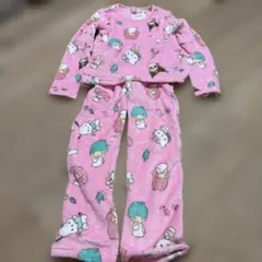サンリオキャラクター　モコモコパジャマ　130