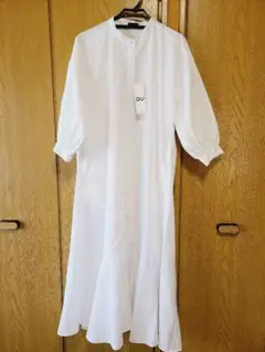 GU☆シャツワンピース7分袖 Sサイズ 新品期間限定値下げ