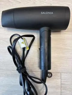 ①【動作確認済】サロニア スピーディーイオンドライヤー ブラック SL-013