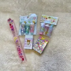 女の子　文房具セット　定規　キャップ　消しゴム　リラックマ　すみっコぐらしなど