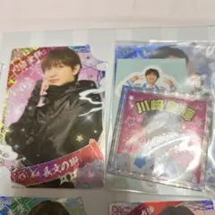 少年忍者 川崎皇輝 カード ステッカー2枚の計3点セット