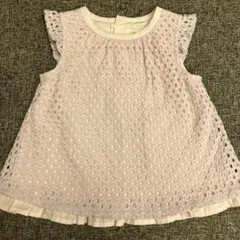 美品　センスオブワンダー　チュニック　サイズ80 薄紫 レース