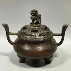 香炉 銅製 透かし香炉三脚 佐野宏采・作 2245 - メルカリ