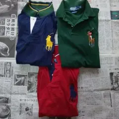 新品と1回 ラルフローレン ポロシャツ 3枚セット