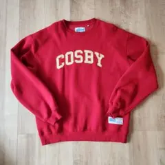 Lサイズ　COSBY レッド スウェット　トレーナー メンズ