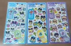 たまごっち平成はっぴーフォンシール3枚セット　みみっちまめっちおやじっち