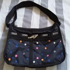 LeSportsac ドット柄 ショルダーバッグ