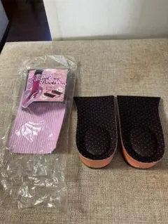 中敷き　厚底　ヒール　踵上げ　レディース　ブーツに