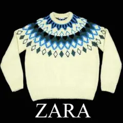 ザラ　アルパカニットセーター　ZARA alpaca Knit sweaterのサムネイル