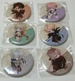 ちびキャラ缶バッジ6個セット　終ヴィル