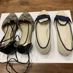 セパレートパンプス&フラットパンプス　中古品　2種