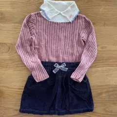 アプレレクール　トップスとプティマイン　スカート セット110cm