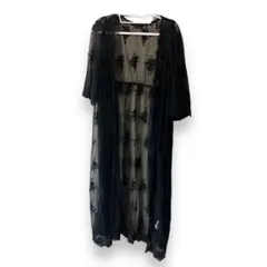 【美品】mysty woman ロングレースガウン