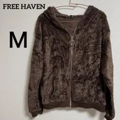 FREE HAVEN 【 M 】フリースジャケット パーカー もこもこ 秋冬