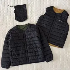美品！大特価！モンベル（150cm）サーマラップラウンドネックジャケットベスト