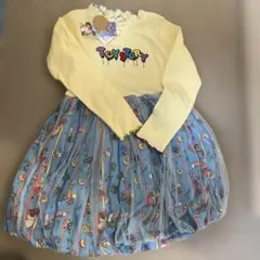 しまむら　shoko mewoo! トイストーリー　バルーンワンピース　120