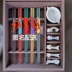 【新品未使用品】カツラユミさんお箸、箸置き、お盆セットのサムネイル