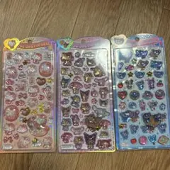 うるちゅるポップシール ベビーキティ　日焼けキティ　エンジェルブルー　3つセット