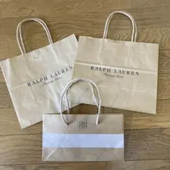 ラルフローレン ロンハーマン　紙袋　ショッパー　3枚セット