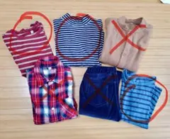 みけっこ様専用！　無印良品+UNIQLO　130センチ　ロンT3着セット！